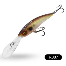 Yuantou Road Subhard Bait Floating Long Tongue Plate 90mm16g (Option: R007 90mm 16g)