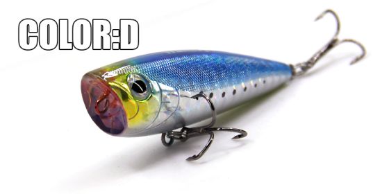 Lu Yafu Water Wave Climbing Crossmouthed Perch 60mm 7g Fake Bait (Option: D)