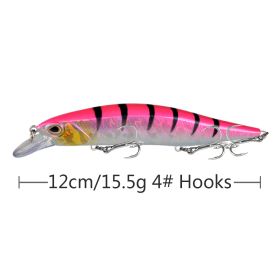 Minnow Fishing Lure 120mm 15.5g Floating Hard Bait (Option: Y2645-12cm15.5g)