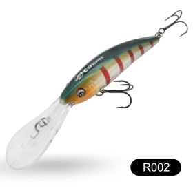 Yuantou Road Subhard Bait Floating Long Tongue Plate 90mm16g (Option: R002 90mm 16g)