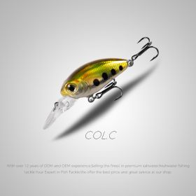 Lure 32mm Mini Fatty Fishing Lure (Option: C)