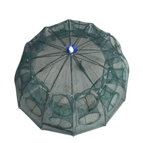 Automatic Folding Fishing Umbrella Net (Option: 24 Inlet Hole)