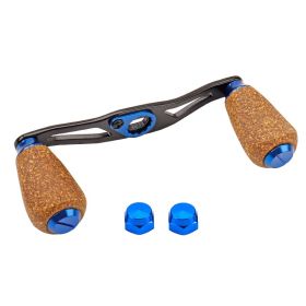 All Metal Water Drop Wheel Drum Raft Fishing Handle (Option: Blue 8x5 plus 7x4 converter)