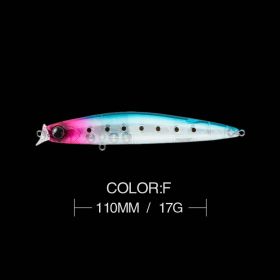 Horse Mouth Tilapia Mino Dummy Bait (Option: Color F)