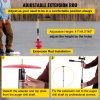 VEVOR Ice Drill Auger, Nylon Ice Auger, Ice Auger Bit, Auger Drill with Extension Rod,Auger Bit w/Drill Adapter,Top Plate & Blade Guard for Ice Fishin