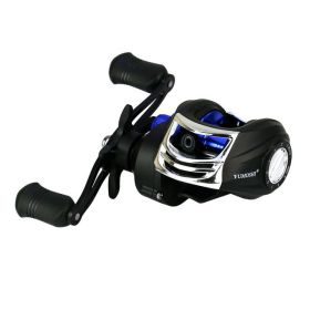 Fishing Gear Magnetic Brake Water Drop Wheel (Option: AK201 black and blue left hand)